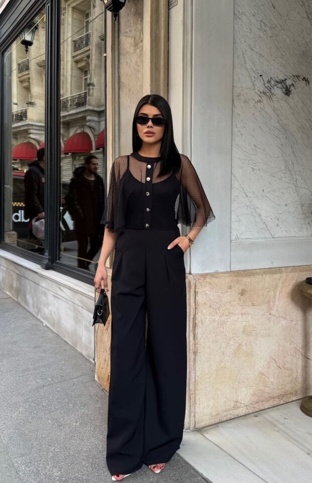 3116 TÜLLÜ TULUM BLACK - SİYAH