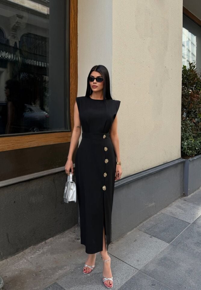 3131 ELBİSE BLACK - SİYAH