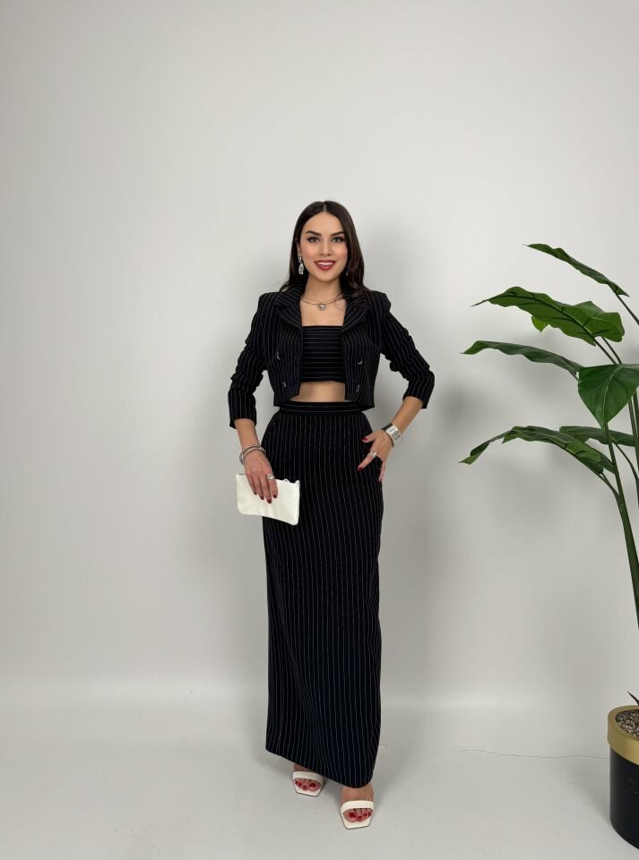 1020 ETEKLİ 3'LÜ TAKIM BLACK - SİYAH