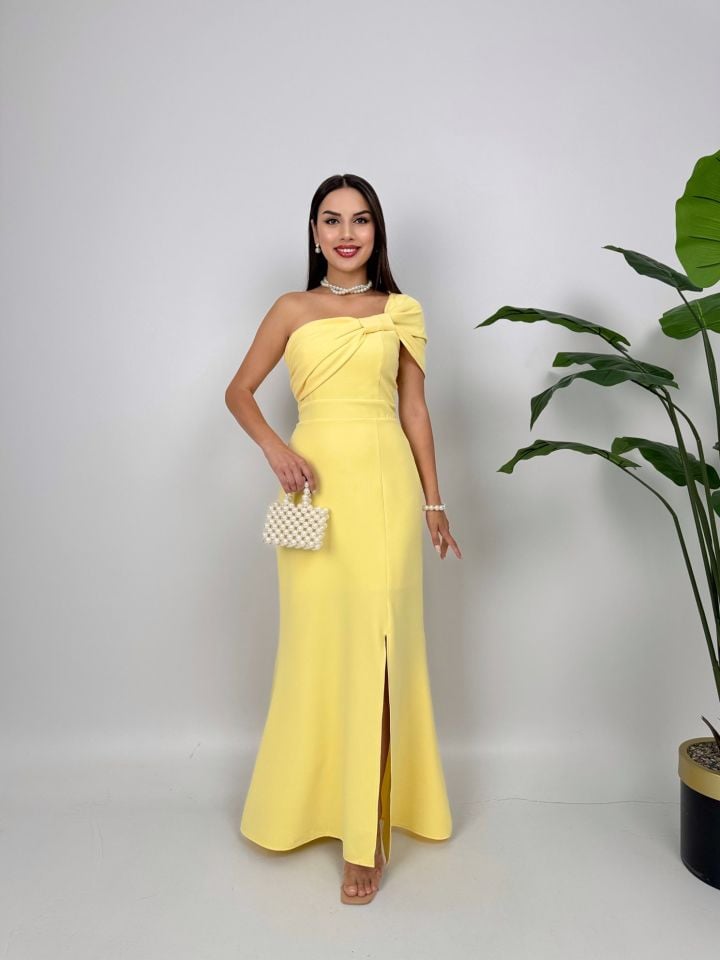 3008  ELBİSE YELLOW - SARI