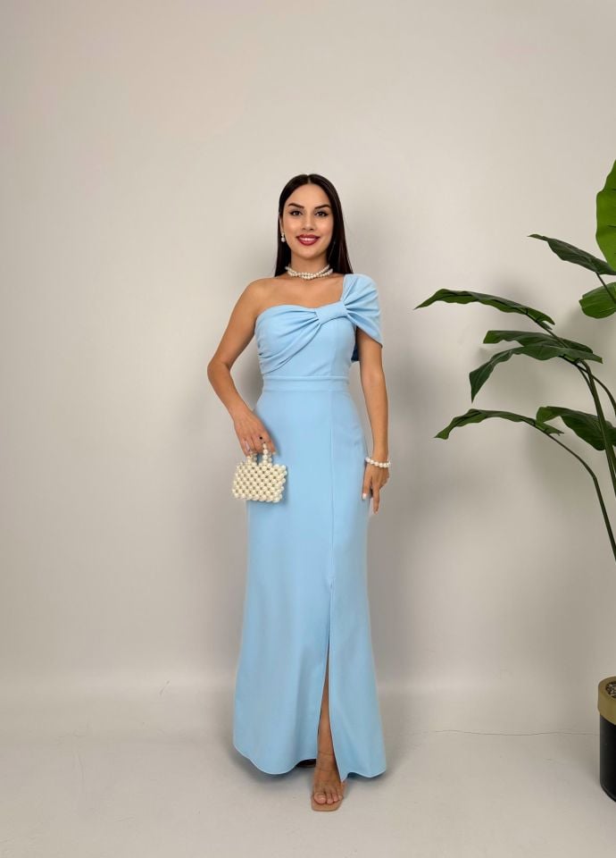 3008  ELBİSE BLUE - MAVİ